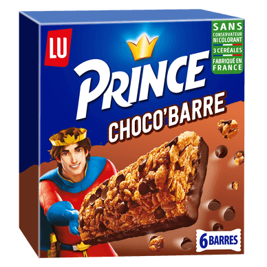 Biscuits Choco Barre Prince - 125gr LU