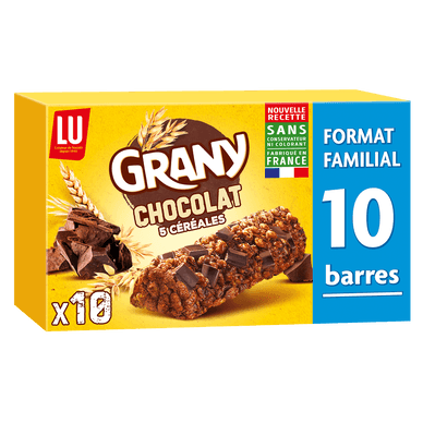 Barres de céréales au chocolat Grany - 208gr GRANY