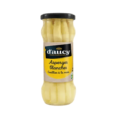 Asperges blanches grosses - 205gr D'AUCY