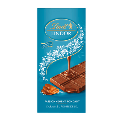 Chocolat lait caramel/pointe de sel - 150gr LINDT