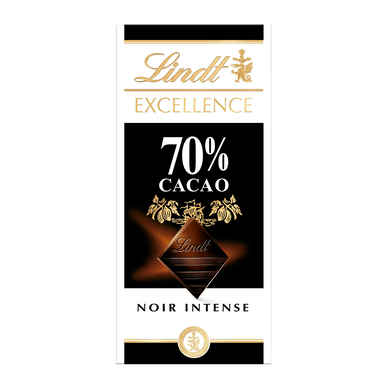 Chocolat noir 70% cacao Excellence - 100gr LINDT