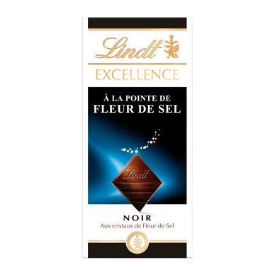 Chocolat noir fleur de sel Excellence - 100gr LINDT