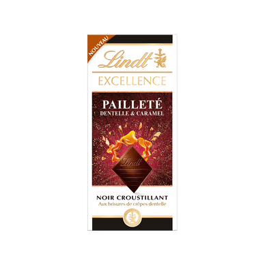 Chocolat noir dentelle caramel excellence - 100gr LINDT