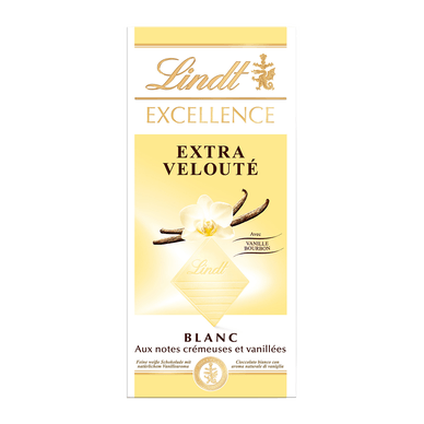 Excellence Chocolat blanc velouté arome vanille - 100gr LINDT