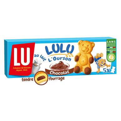 Gâteaux fourrés au chocolat L'Ourson - 150gr LU