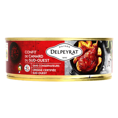 Confit canard 2 cuisses IGP Sud/Ouest - 775gr DELPEYRAT