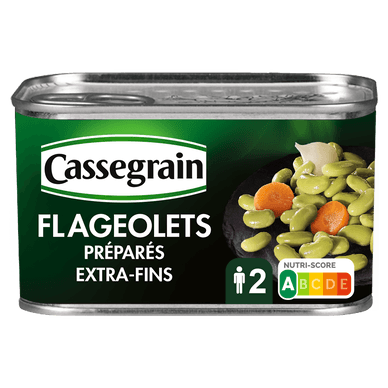 Flageolets verts extra fin - 265gr CASSEGRAIN