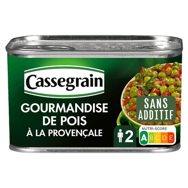 Pois cuisinés à la provençale - 375gr CASSEGRAIN