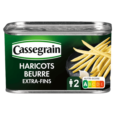 Haricots beurre - 220gr CASSEGRAIN