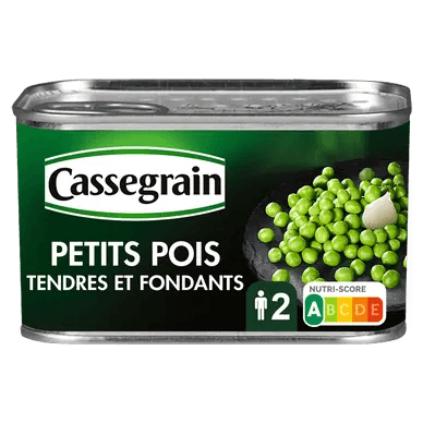 Petits pois - Cassegrain - 280gr CASSEGRAIN