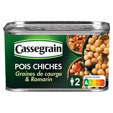 Pois chiches cuisinés - 265gr CASSEGRAIN