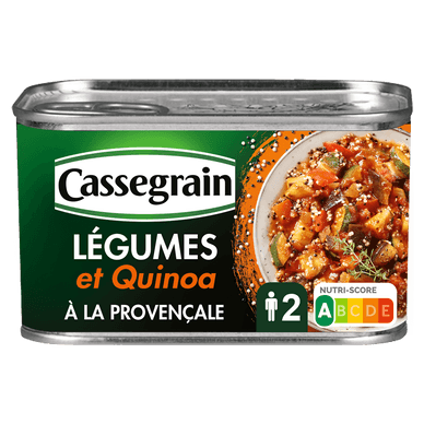 Légumes et quinoa à la Provençale - 375gr CASSEGRAIN