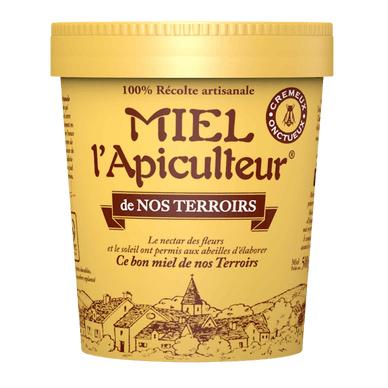 Miel de nos terroirs crèmeux - 500gr MIEL L'APICULTEUR