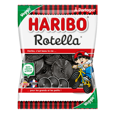 Bonbon Rouleaux de réglisse Rotella - 300gr HARIBO