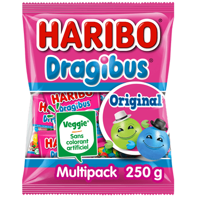 Bonbon dragéifié Dragibus - 250gr HARIBO