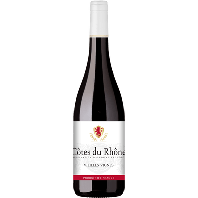 Vin rouge Côte du Rhône - 750gr VIEILLES VIGNES