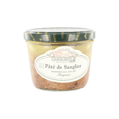 Pâté de sanglier mariné au vin de Bergerac - 180gr ALBERT MENES