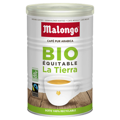 Café moulu MALONGO Bio La Tierra 100% pur arabica - 250gr MALONGO