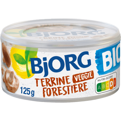 Terrine forestière bio recette végétale - 125gr BJORG