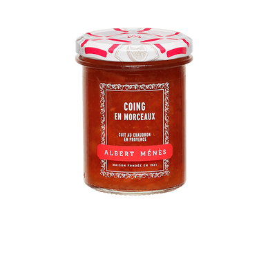 Confiture extra de coing en morceaux - 280gr ALBERT MENES