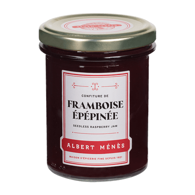 Confiture de framboise épépinée - 280gr ALBERT MENES