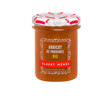 Confiture extra d'abricot bio - 230gr ALBERT MENES