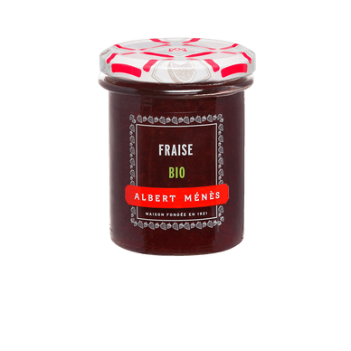 Confiture extra de fraise bio - 230gr ALBERT MENES