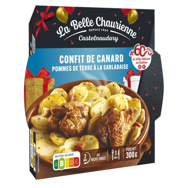 Confit de canard et pomme de terre sarladaises - 300gr LA BELLE CHAURIENNE