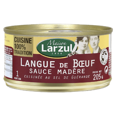 Langue de boeuf sauce madère - 205gr LARZUL