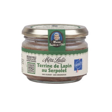 Terrine de lapin au serpolet - 180gr MERE LALIE