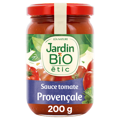 Sauce tomate à la provençale bio - 200gr JARDIN BIO