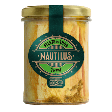 Filets de thon au thym - 200gr NAUTILUS