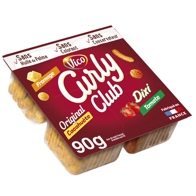 Soufflés apéritif goût cacahuète - 900gr CURLY