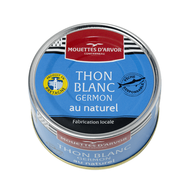 Thon blanc germon au naturel - 160gr LES MOUETTES D'ARVOR