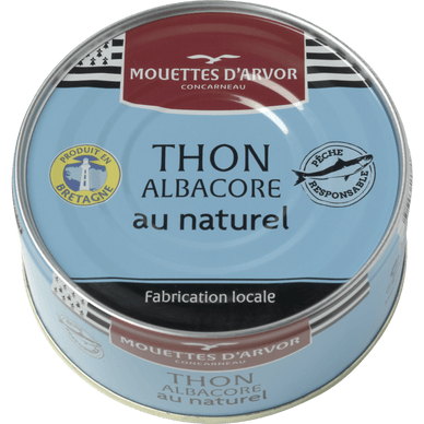 Thon albacore au naturel - 112gr LES MOUETTES D'ARVOR