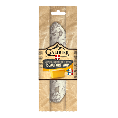 Saucisson sec au Beaufort AOP - 145gr LE GALIBIER