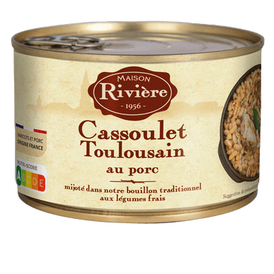 Cassoulet Toulousain au porc - 420gr MAISON RIVIERE