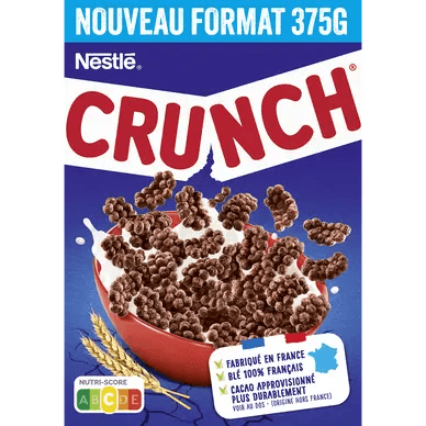 Céréales au chocolat - Crunch - 375gr CRUNCH