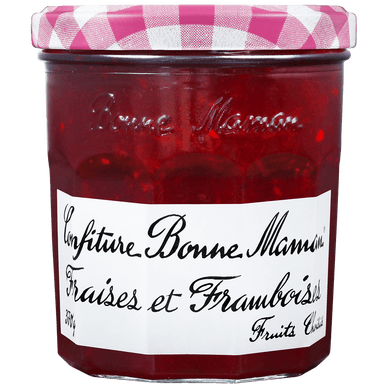 Confiture de fraises et framboises - 370gr BONNE MAMAN