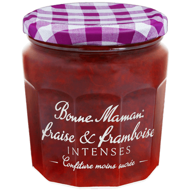 Confiture fraise framboise intense - 335gr BONNE MAMAN