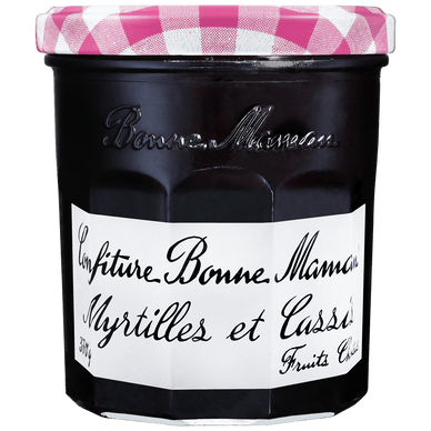 Confiture au myrtille cassis - 370gr BONNE MAMAN