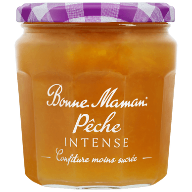 Confiture pêche intense - 335gr BONNE MAMAN