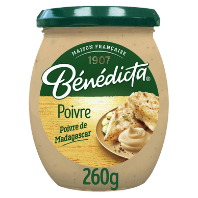 Sauce au poivre de Madagascar - 260gr BENEDICTA