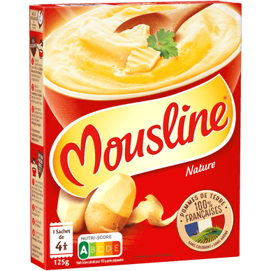 Purée nature MOUSLINE, 1 sachet pour 4 personnes - 125gr MOUSLINE