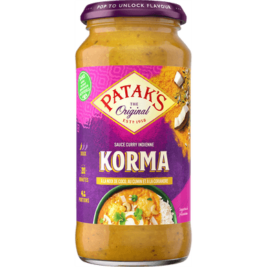 Sauce korma - 450gr PATAK'S