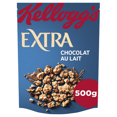 Céréales Extra KELLOGG'S Chocolat au Lait - 500gr KELLOGG'S