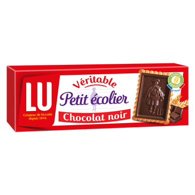 Biscuits petit beurre chocolat noir Petit Ecolier - 150gr LU