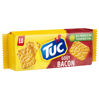 Biscuits apéritifs crackers goût bacon - 100gr TUC LU