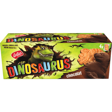 Biscuits dinosaurus chocolat noir - 225gr LOTUS