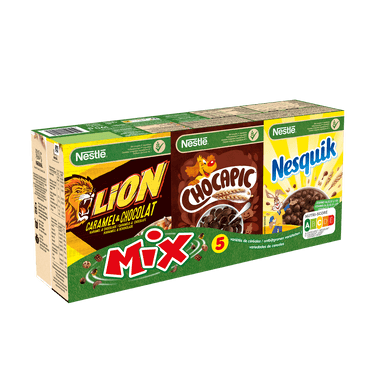 Céréales Chocapic, Lion, Nesquik - 190gr NESTLE MIX